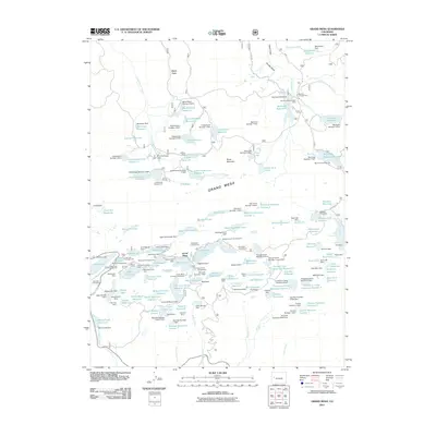 2011 Map of Grand Mesa, 2011 Print