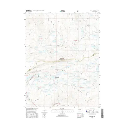 2016 Map of Grand Mesa, 2016 Print