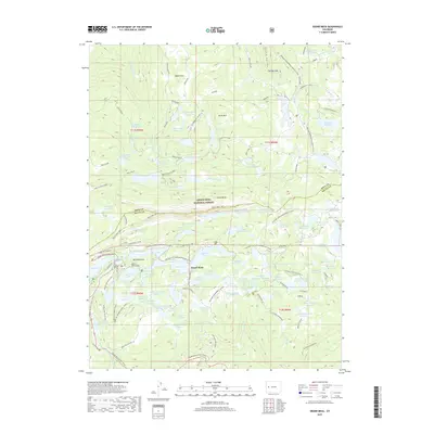 2019 Map of Grand Mesa, 2019 Print