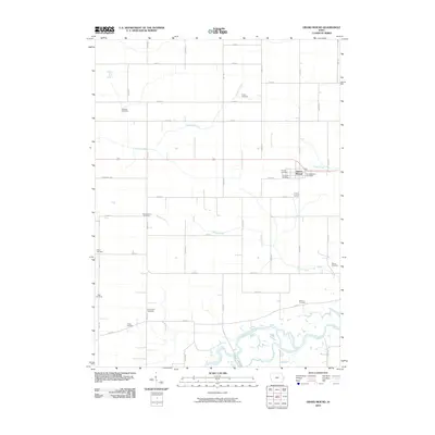 2010 Map of Grand Mound, 2010 Print
