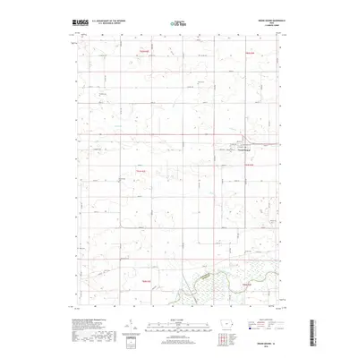 2018 Map of Grand Mound, 2018 Print