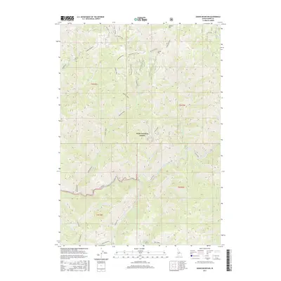 2017 Map of Grand Mountain, 2017 Print