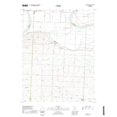 2017 Map of Grand Pass, 2017 Print