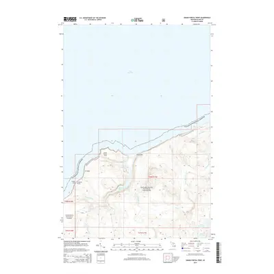 2014 Map of Grand Portal Point, 2014 Print