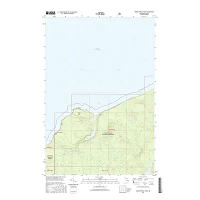 2017 Map of Grand Portal Point, 2017 Print
