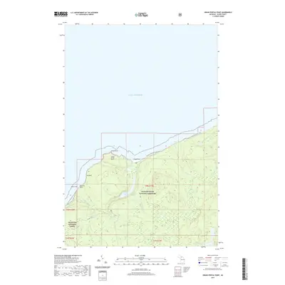 2019 Map of Grand Portal Point, 2019 Print