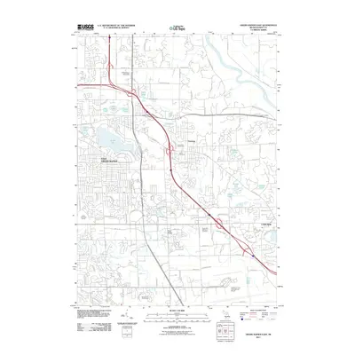 2011 Map of Grand Rapids East, 2011 Print