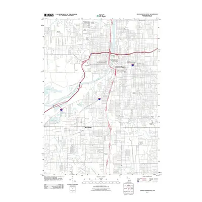 2011 Map of Grand Rapids West, 2011 Print