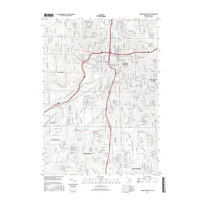 2017 Map of Grand Rapids West, 2017 Print