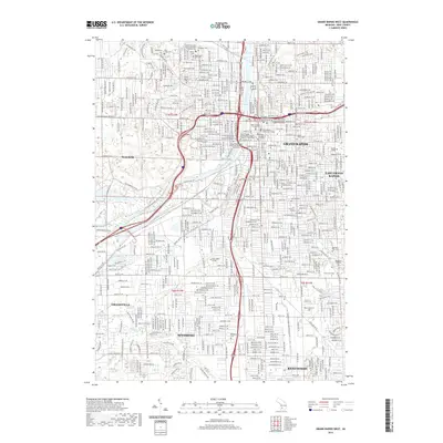 2019 Map of Grand Rapids West, 2019 Print