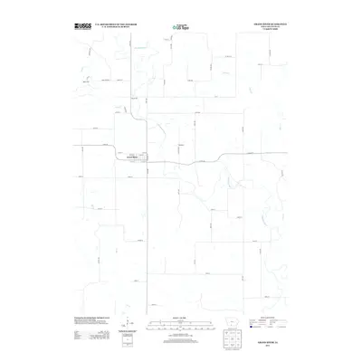 2013 Map of Grand River, 2013 Print