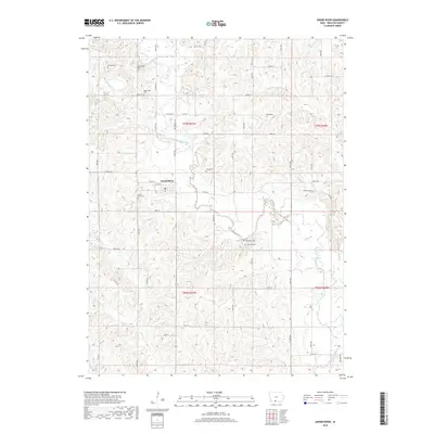 2018 Map of Grand River, 2018 Print