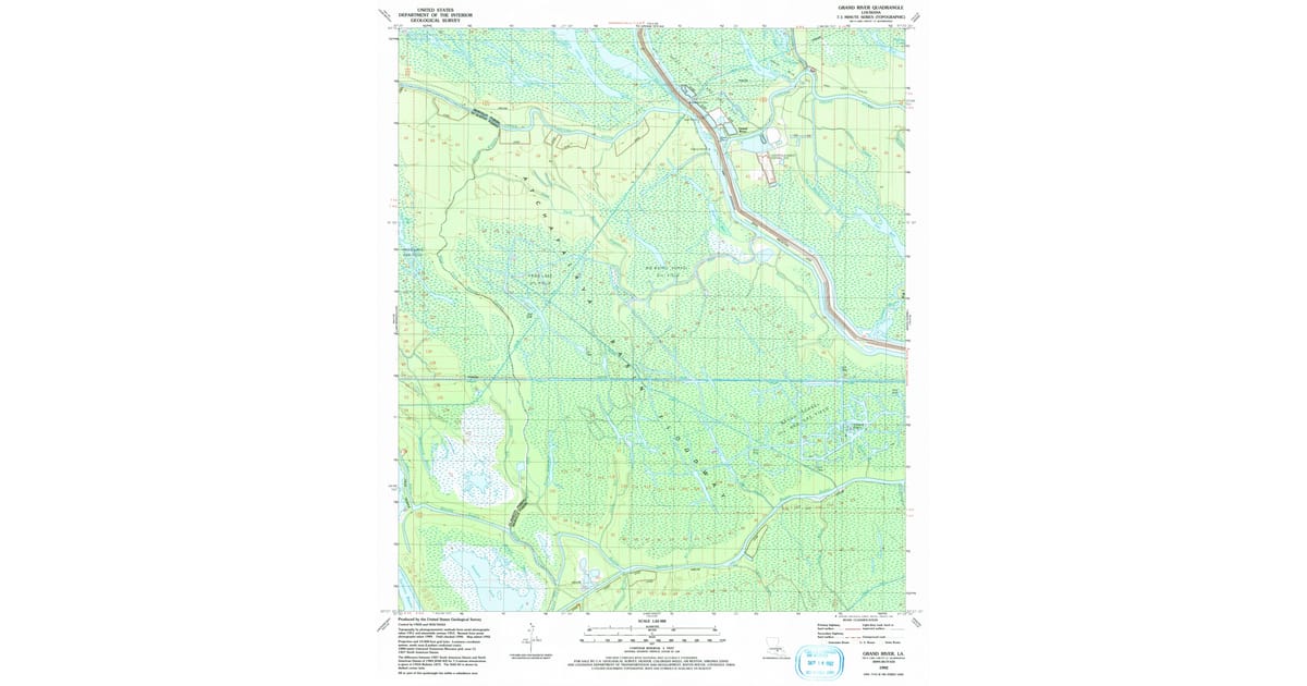 1990s Maps of Saint Martin Parish, LA | Pastmaps