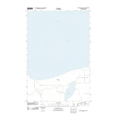 2011 Map of Grand Sable Lake, 2011 Print