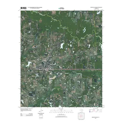 2012 Map of Grand Saline, 2012 Print