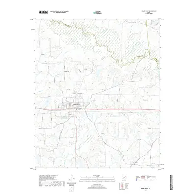 2019 Map of Grand Saline, 2019 Print