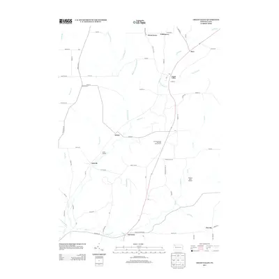 2013 Map of Grand Valley, 2013 Print