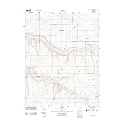 2013 Map of Grand View Mesa, 2013 Print