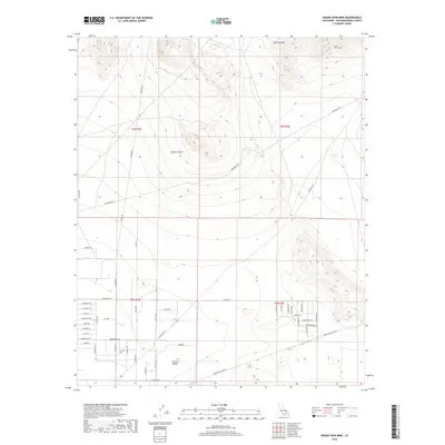 2018 Map of Grand View Mine, 2018 Print