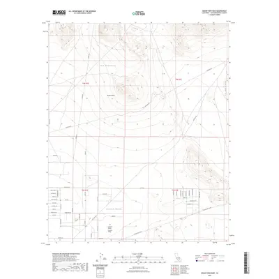 2021 Map of Grand View Mine, 2021 Print