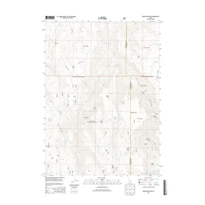 2013 Map of Grand View Peak, 2013 Print