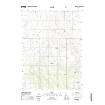 2020 Map of Grand View Peak, 2020 Print