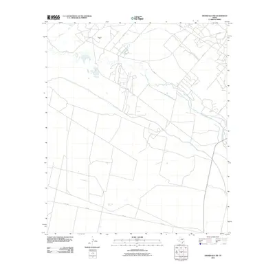 2010 Map of Grandfalls SW, 2010 Print