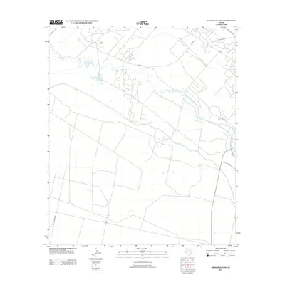 2012 Map of Grandfalls SW, 2012 Print