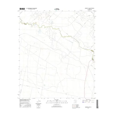 2016 Map of Grandfalls SW, 2016 Print