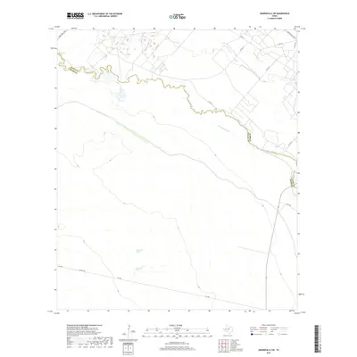 2019 Map of Grandfalls SW, 2019 Print