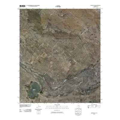 2010 Map of Grandfalls, 2010 Print