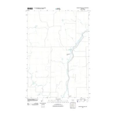 2010 Map of Grandfather Falls, 2010 Print