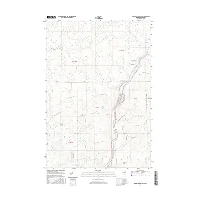 2015 Map of Grandfather Falls, 2015 Print