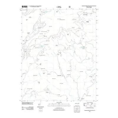 2011 Map of Grandfather Mountain, 2011 Print