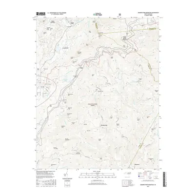 2016 Map of Grandfather Mountain, 2016 Print