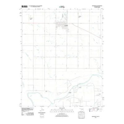 2010 Map of Grandfield, 2010 Print