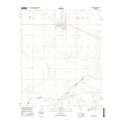 2016 Map of Grandfield, 2016 Print