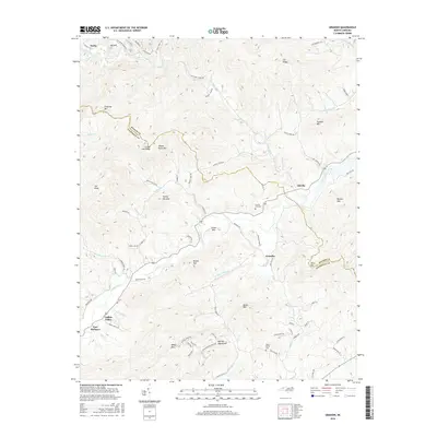 2016 Map of Grandin, 2016 Print