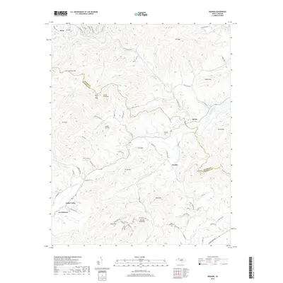2019 Map of Grandin, 2019 Print