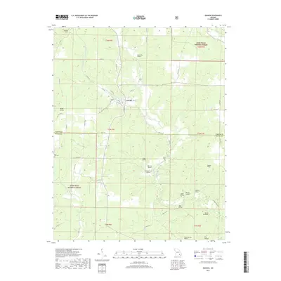 2017 Map of Grandin, 2017 Print