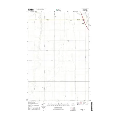 2014 Map of Grandin, 2014 Print