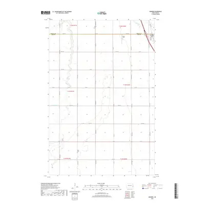 2018 Map of Grandin, 2018 Print