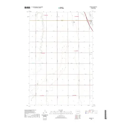 2020 Map of Grandin, 2020 Print