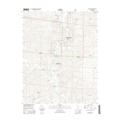 2015 Map of Grandin SW, 2015 Print