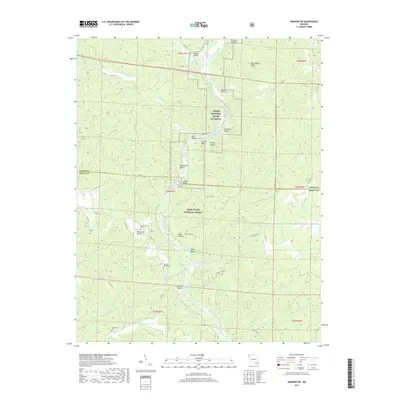 2017 Map of Grandin SW, 2017 Print