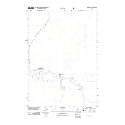 2011 Map of Grandjean, 2011 Print
