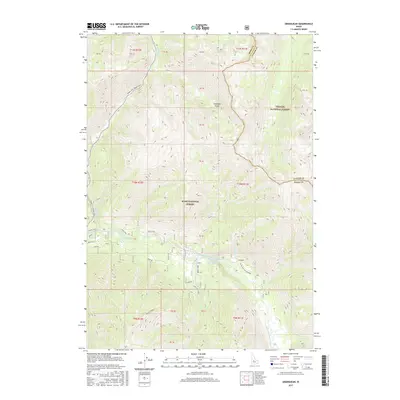 2017 Map of Grandjean, 2017 Print