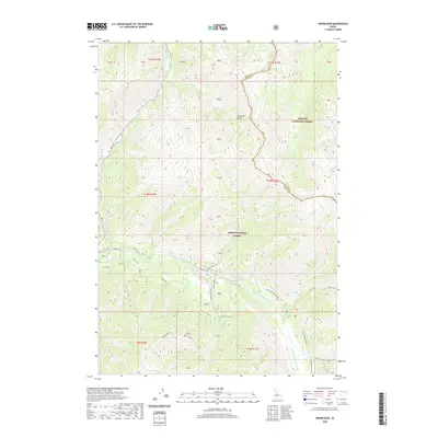 2020 Map of Grandjean, 2020 Print