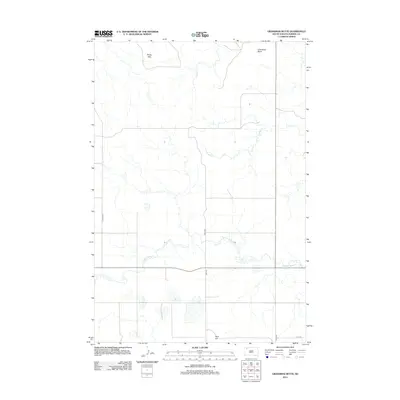 2012 Map of Grandmas Butte, 2012 Print
