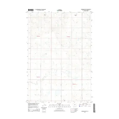 2015 Map of Grandmas Butte, 2015 Print